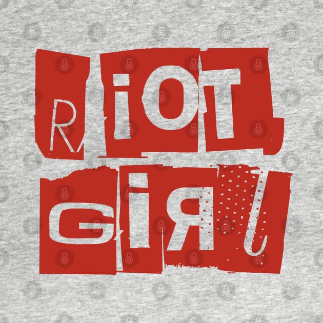 Riot girl typography by Meakm